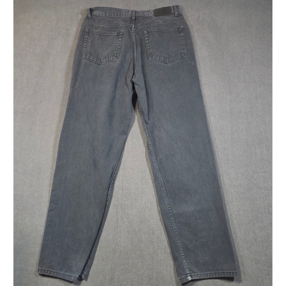 Calvin Klein Jeans Straight Leg Mens 32x29 Black Faded Denim 100% Cotton 8178
